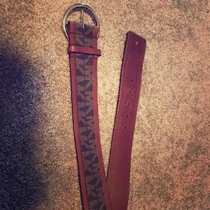 Authentic Michael Kors leather belt
